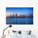 San Diego skyline on clear evening in HDR Wall Mural