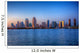 San Diego skyline on clear evening in HDR Wall Mural