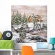 House Wood Glade Wall Decal