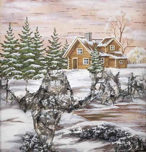 House Wood Glade Wall Decal