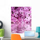 beautiful lilac above the water Wall Mural