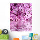 beautiful lilac above the water Wall Mural