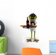 French Frog Waiter Wall Decal