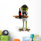 French Frog Waiter Wall Decal