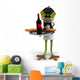 French Frog Waiter Wall Decal