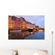 Copenhagen Nyhavn Nuit Wall Decal