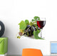 Bottle of Wine Entwined With Vine Wall Decal