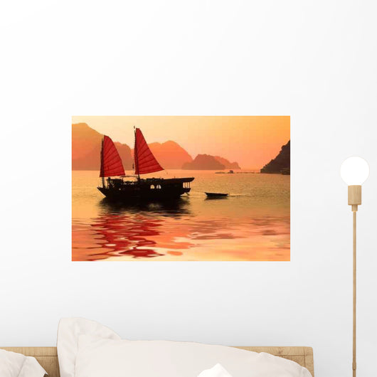 Junk Halong Bay Wall Decal