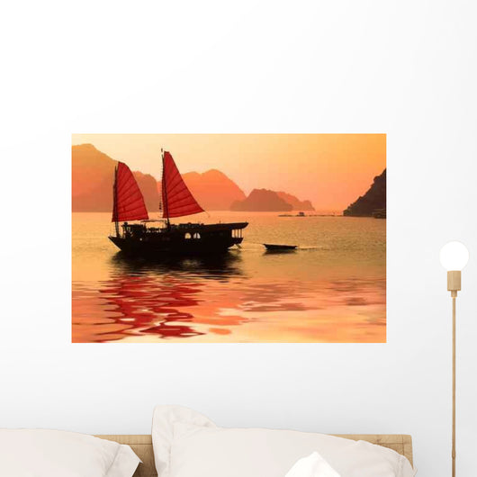 Junk Halong Bay Wall Decal