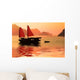 Junk Halong Bay Wall Decal