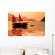 Junk Halong Bay Wall Decal