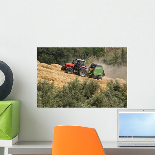 Agricultural machinery Wall Mural