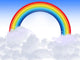 Rainbow with Clouds