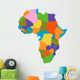 Africa map Wall Decal
