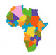 Africa map Wall Decal