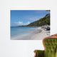 deserted beach on virgin gorda, bvi Wall Mural