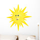 Smiling Sun Wall Decal