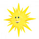 Smiling Sun Wall Decal