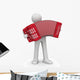 Music Collection Accordion Player Wall Decal