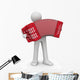 Music Collection Accordion Player Wall Decal