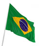 3D Brazilian Flag Wall Decal