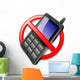 No mobile phones Wall Decal