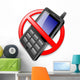 No mobile phones Wall Decal