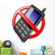 No mobile phones Wall Decal