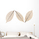 three leaves Wall Decal
