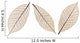 three leaves Wall Decal