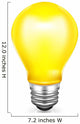 Light bulb, vector icon Wall Decal