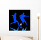 Two Players Playing Soccer Wall Mural