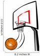 Basket Ball Wall Decal
