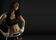 sexy brunette fitness Wall Mural
