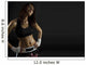 sexy brunette fitness Wall Mural