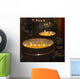 Flames burning in a row in large bronze pots;Lhasa xizang china Wall Mural