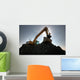 Excavator Wall Mural
