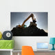 Excavator Wall Mural