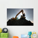 Excavator Wall Mural