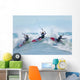 Three kitesurfers in water Wall Mural