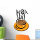 Hot Coffee Illustration Wall Decal