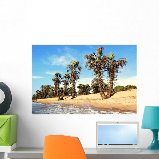 Rivage Africain Sous Le Wall Decal