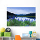 Lupine Blooms along Pond Wall Decal