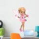 Cute Toon Ballerina Fairy Wall Decal