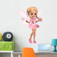 Cute Toon Ballerina Fairy Wall Decal