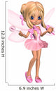 Cute Toon Ballerina Fairy Wall Decal
