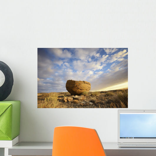 Red rock coulee in cypress hills provincial park;Alberta canada Wall Mural