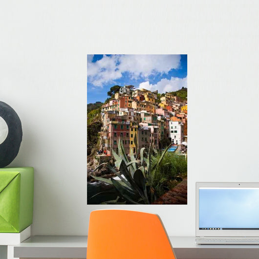 Riomaggiore Cinque Terre Wall Decal Design 2