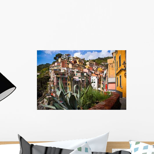 Riomaggiore Cinque Terre Wall Decal Design 1
