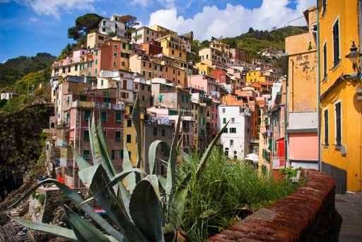 Riomaggiore Cinque Terre Wall Decal Design 1